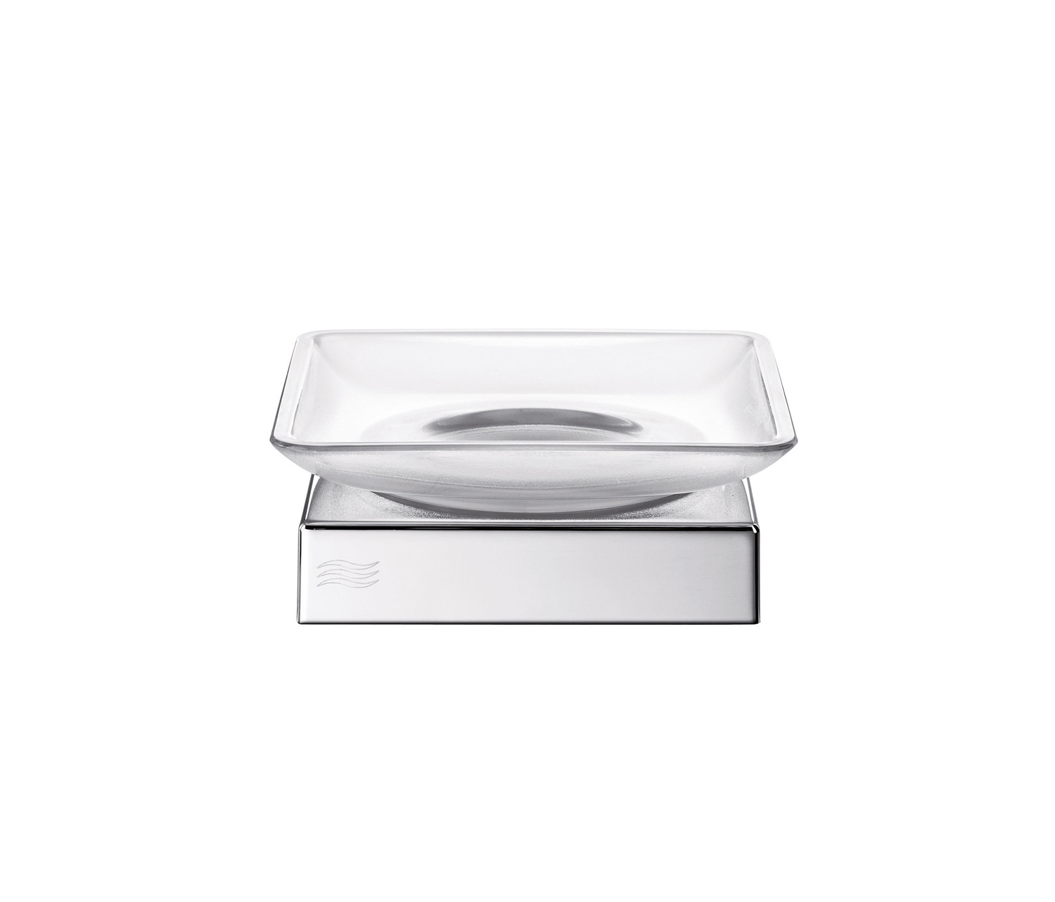 Divo Tabletop Soap Holder With Glass Dish