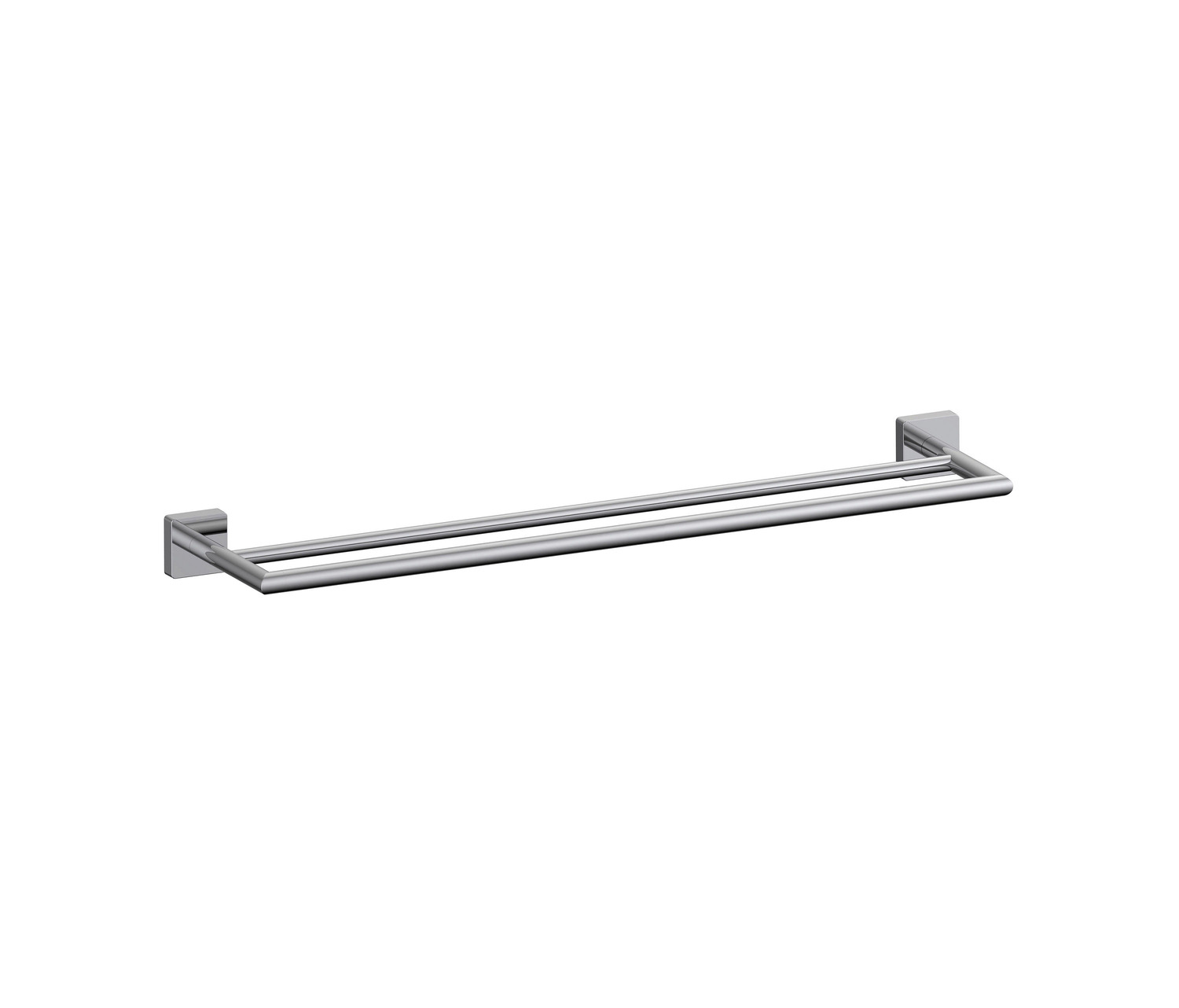 Forum Quadra Double Towel Holder, Centre Distance 61 Cm