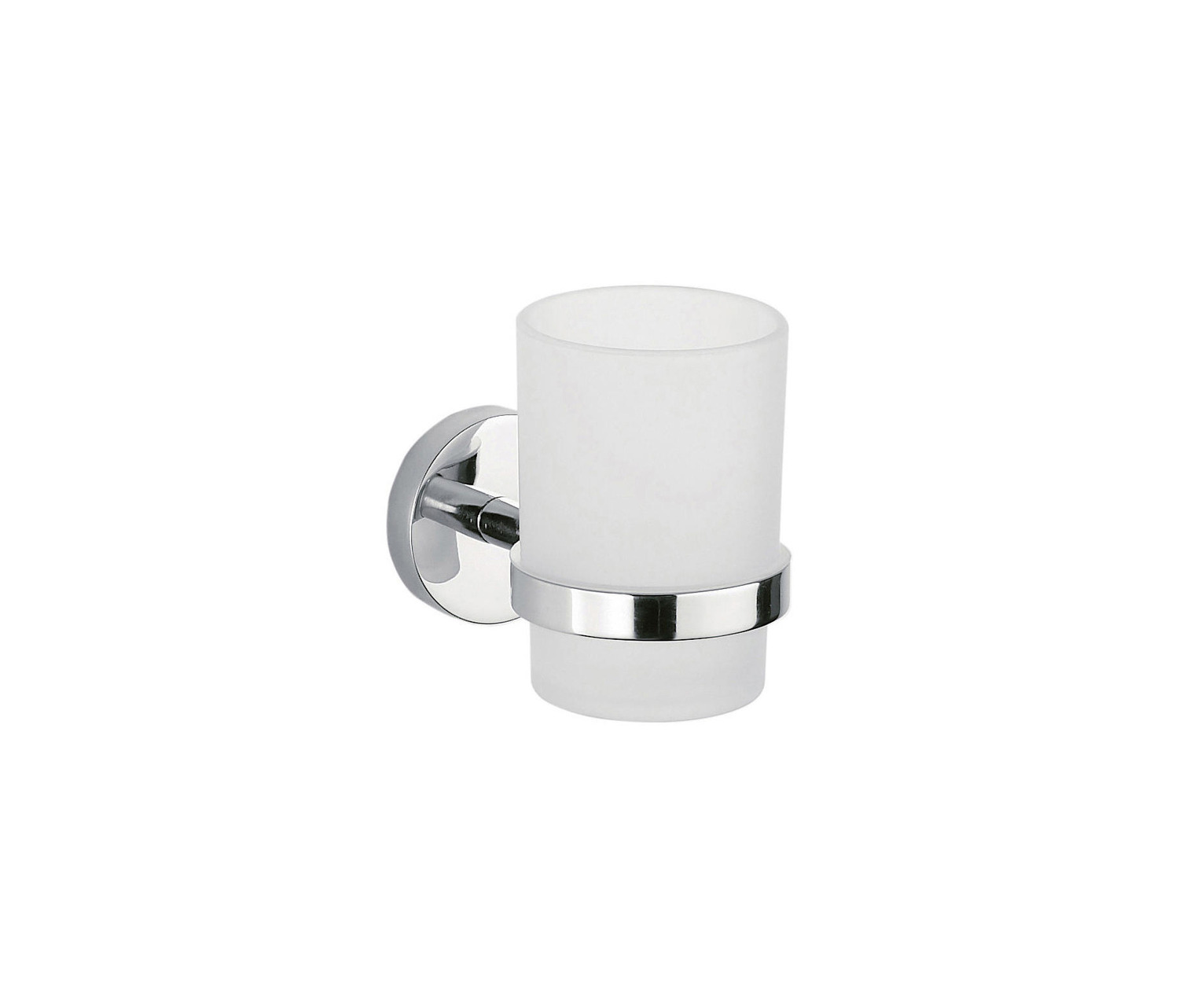 Forum Wall-mounted Tumbler Holder With Satined Glass Tumbler