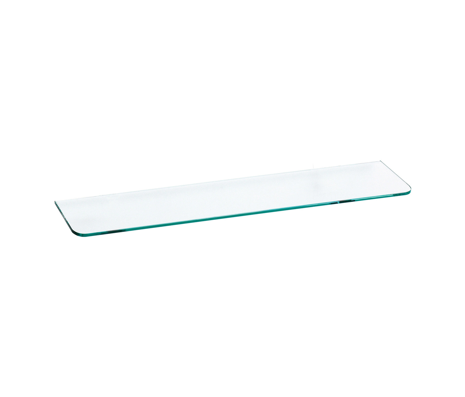 Hotellerie Shelf In Transparent Tempered Crystal For Arts. RV408A – R1809N. 6 Mm Thick Glass
