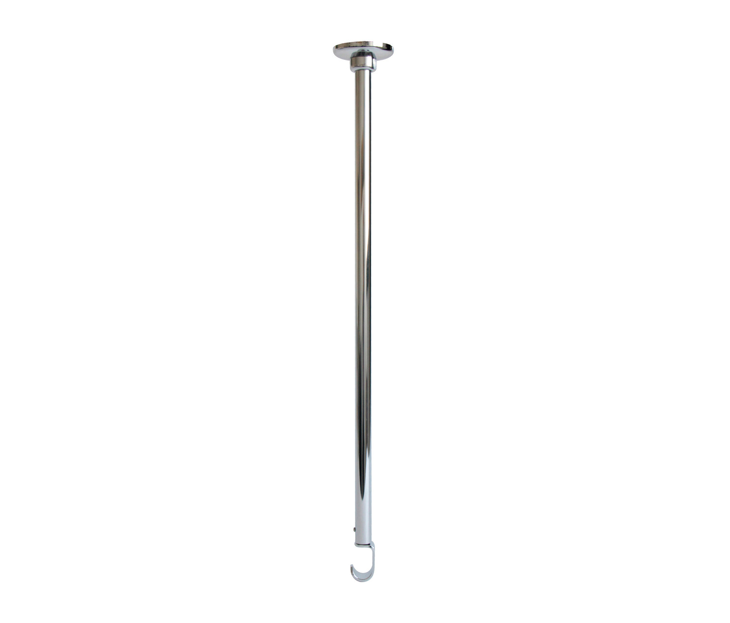 Hotellerie Support For Ceiling Shower Rod, In Brass, Tube Ø 2 Cm