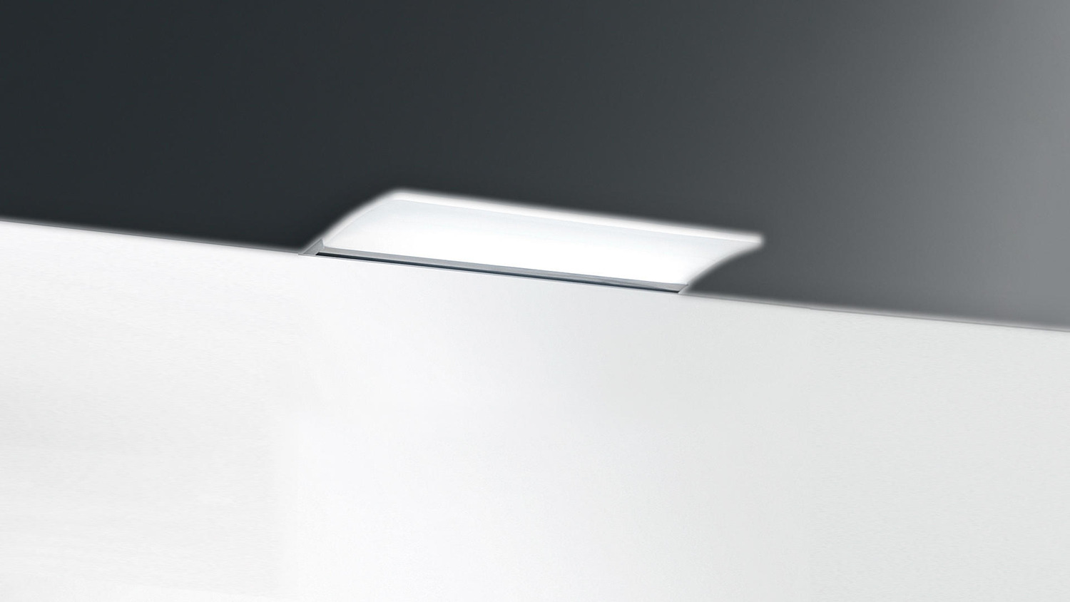 Lamp With Plexiglass Diffuser. Chrome-plated Finishing