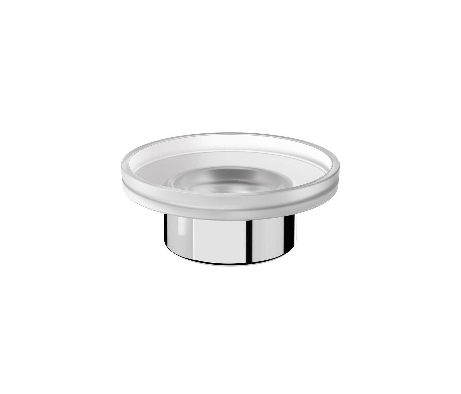 Mito Tabletop Soap Holder With Satined Glass Dish