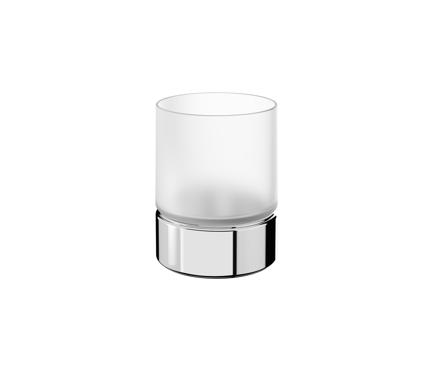 Mito Tabletop Tumbler Holder With Satined Glass Tumbler