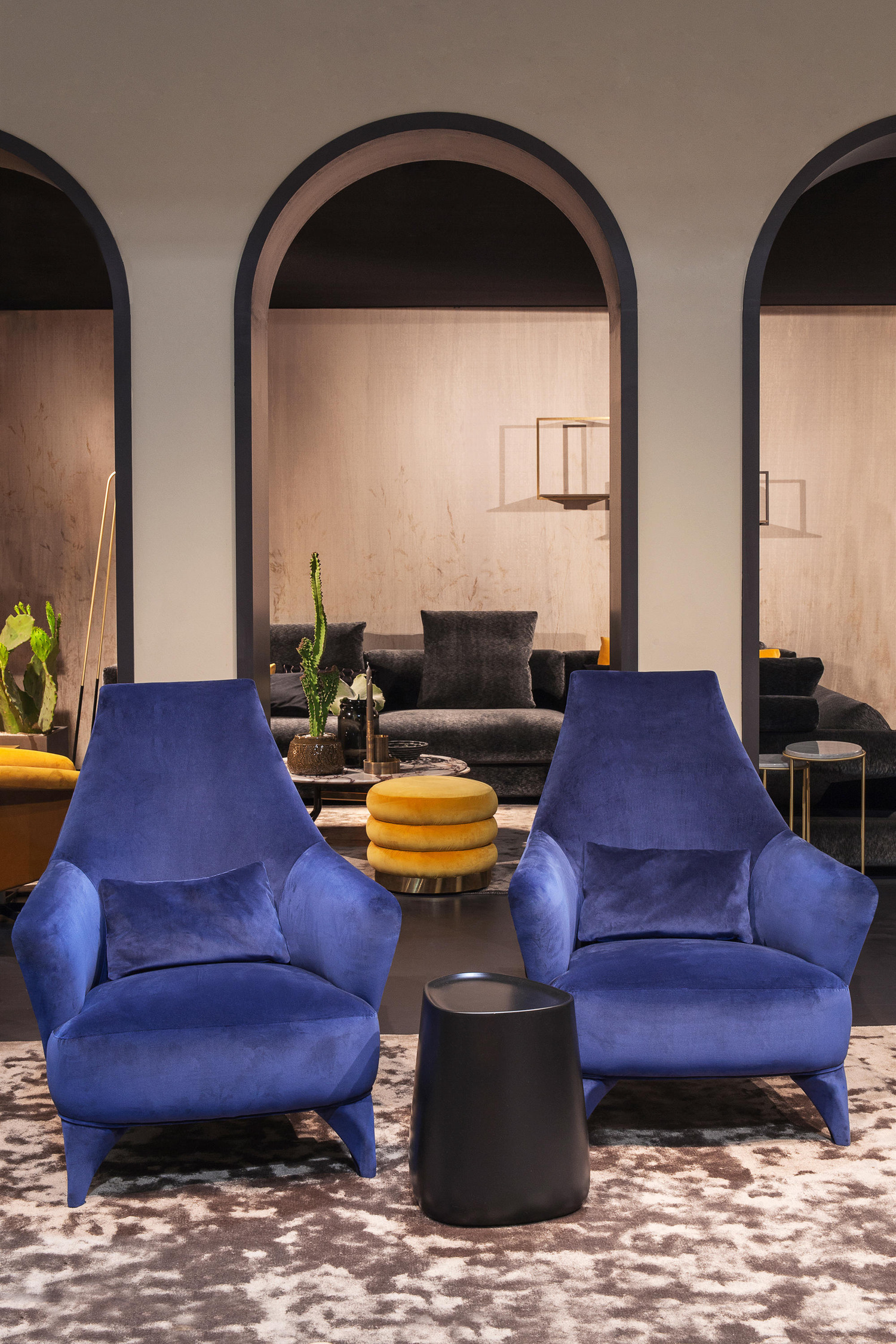 1950 Atmosfera Low High Back Armchair detail