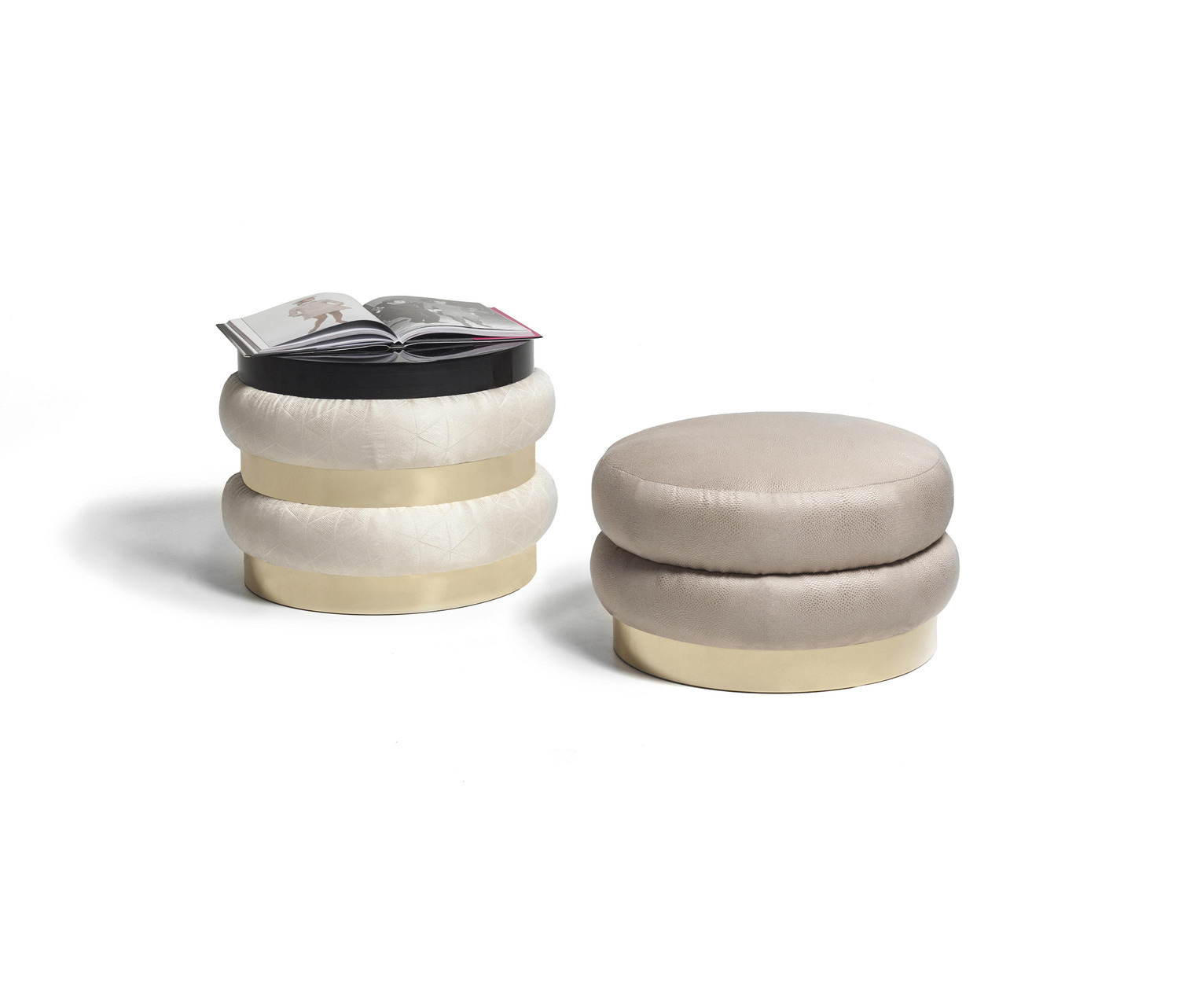 9235 Chignon Small Table, Ottoman detail