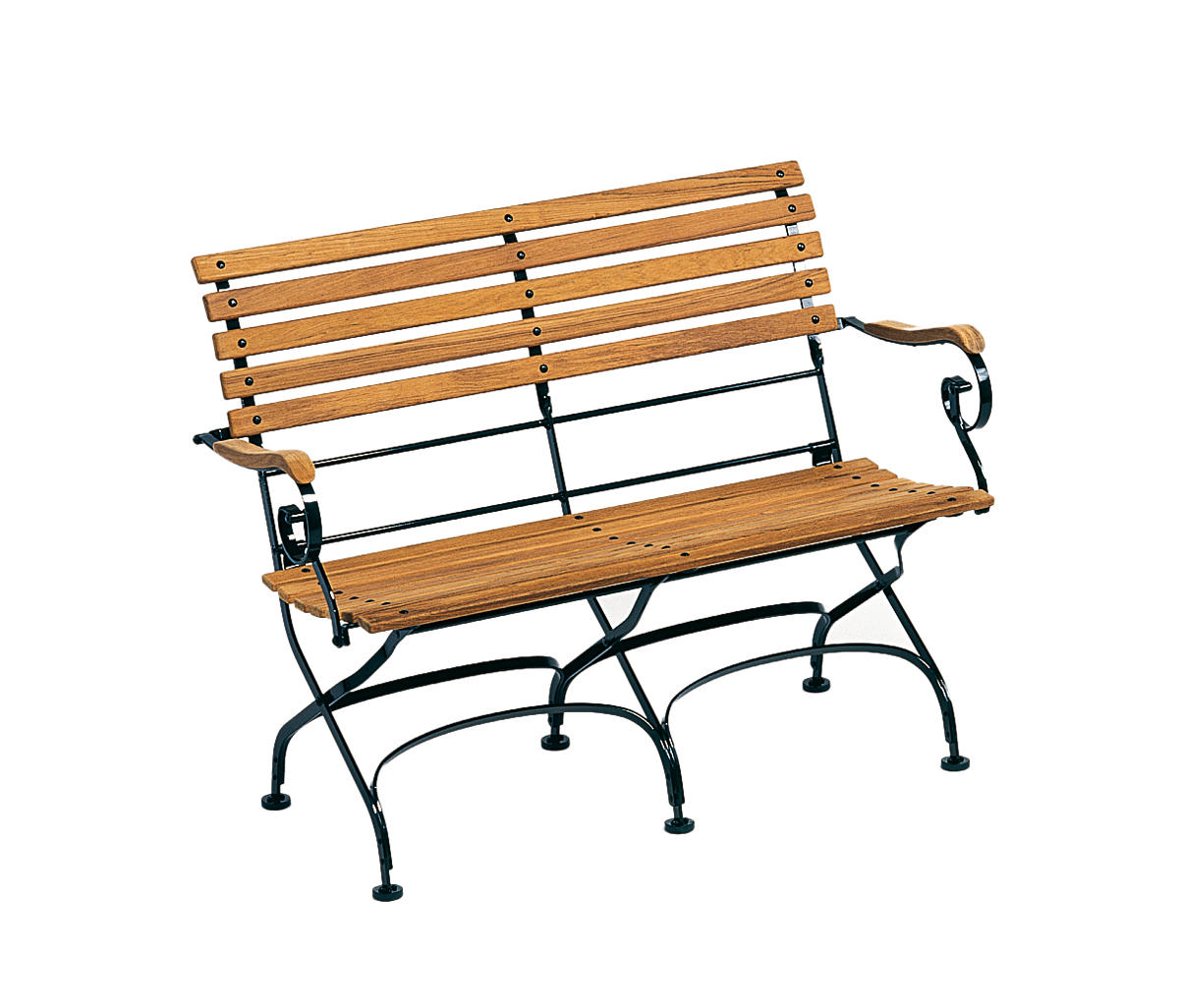 Classic Bench 2-Seater With Armrests