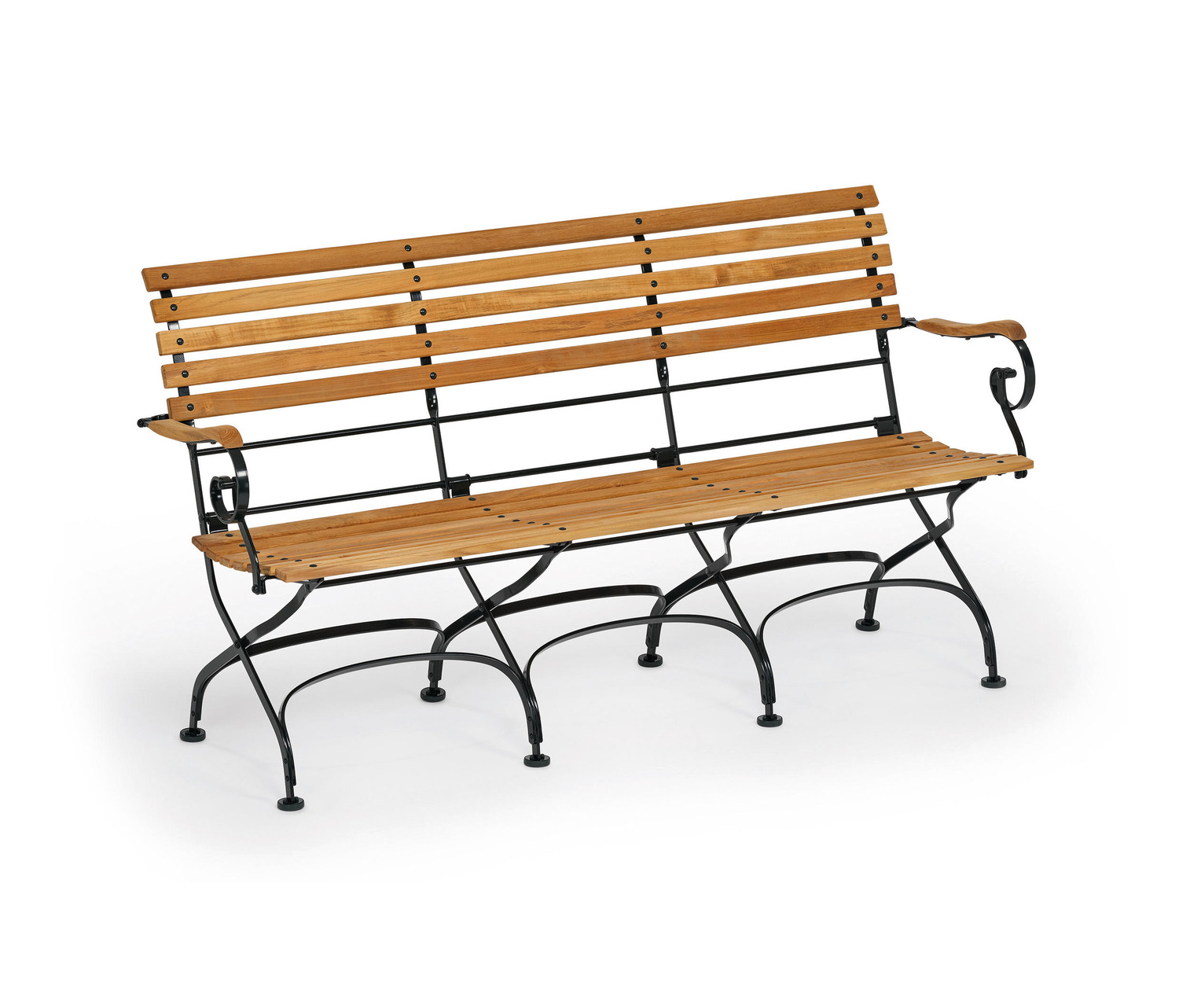 Classic Bench 3-Seater With Armrests