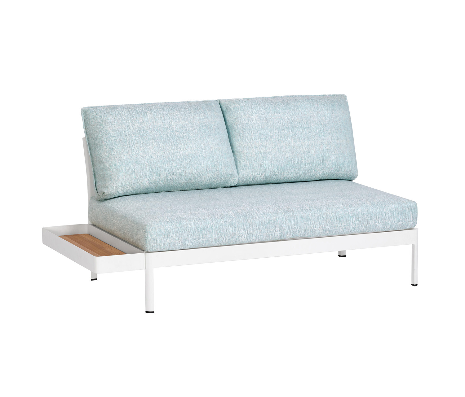 Minu 2-Seater Element With Backrest And Clip-On Table