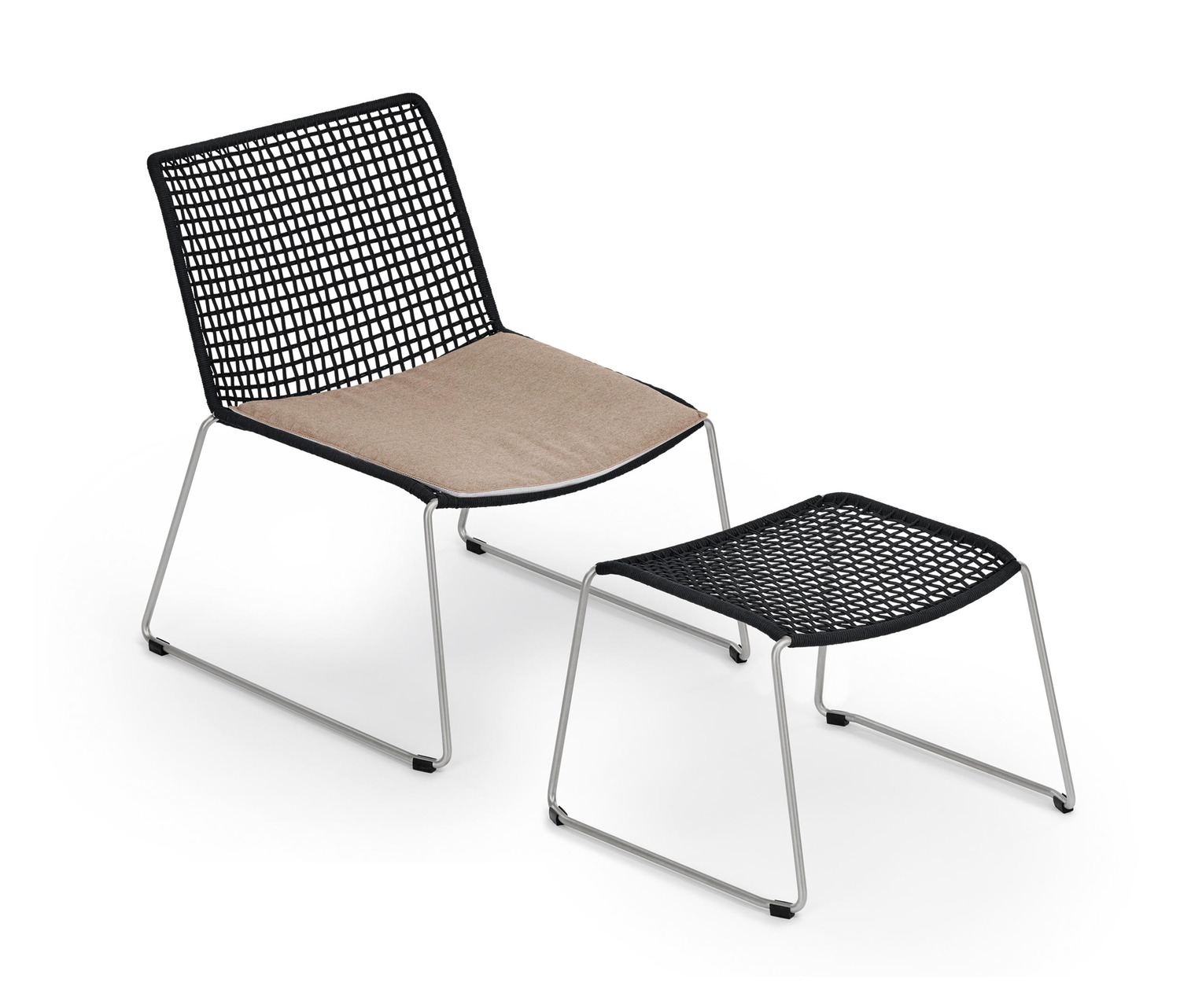 Slope Lounge Chair With Stool