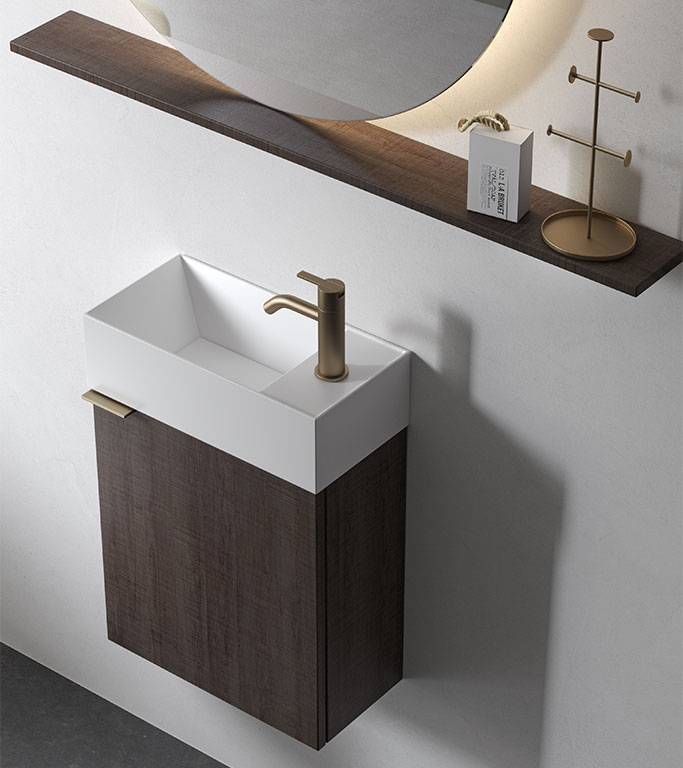 Washbasin Facett40 TopWall Mounted