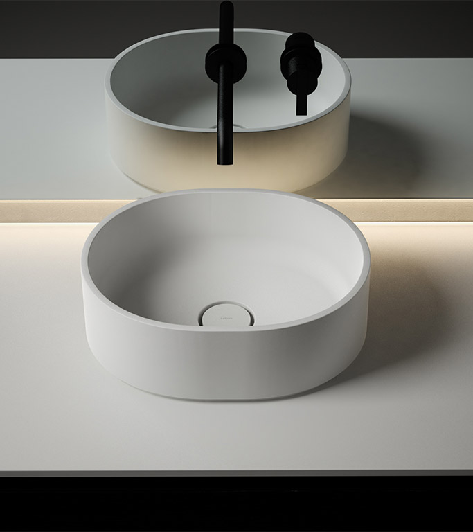 Washbasin Giro37 Top-Mounted