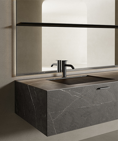 Furniture Unit Grate Marble