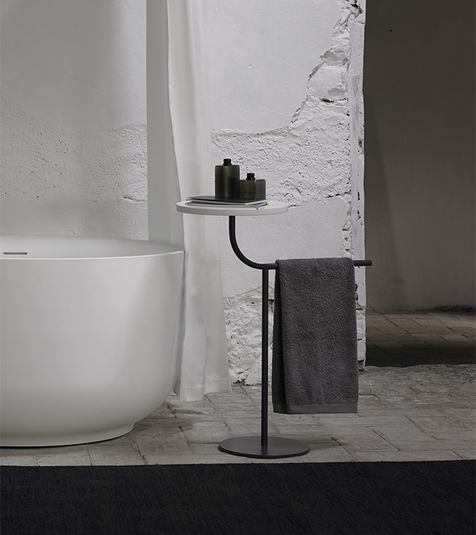 Accessories Bivio Towel Rack With Tray