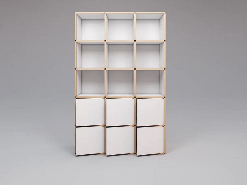 Tall Bookcase With Doors