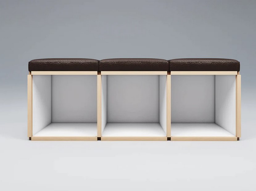 3 Seat Stool Bench
